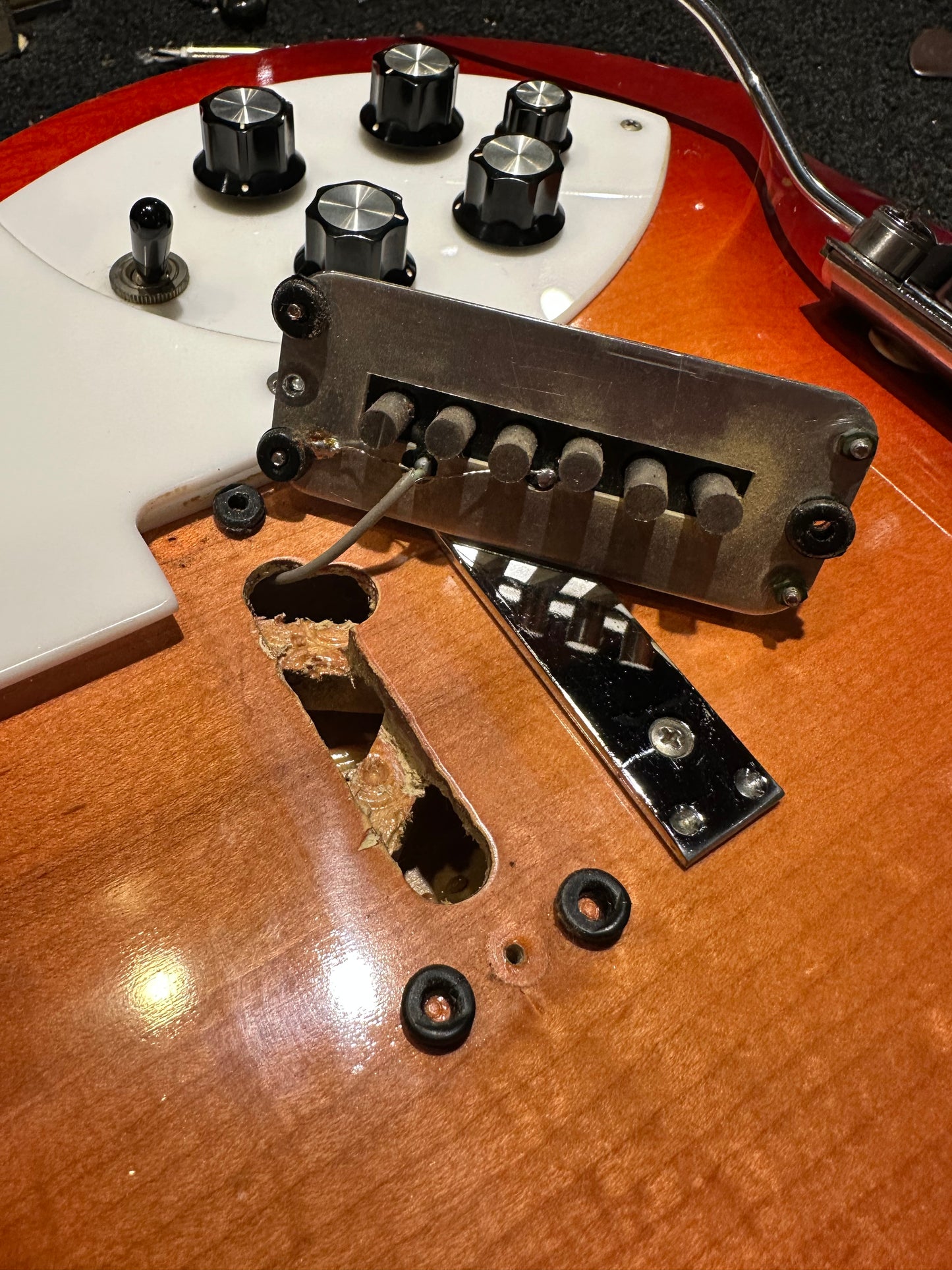 Rickenbacker 330 w/Added Trem Fireglo 1966