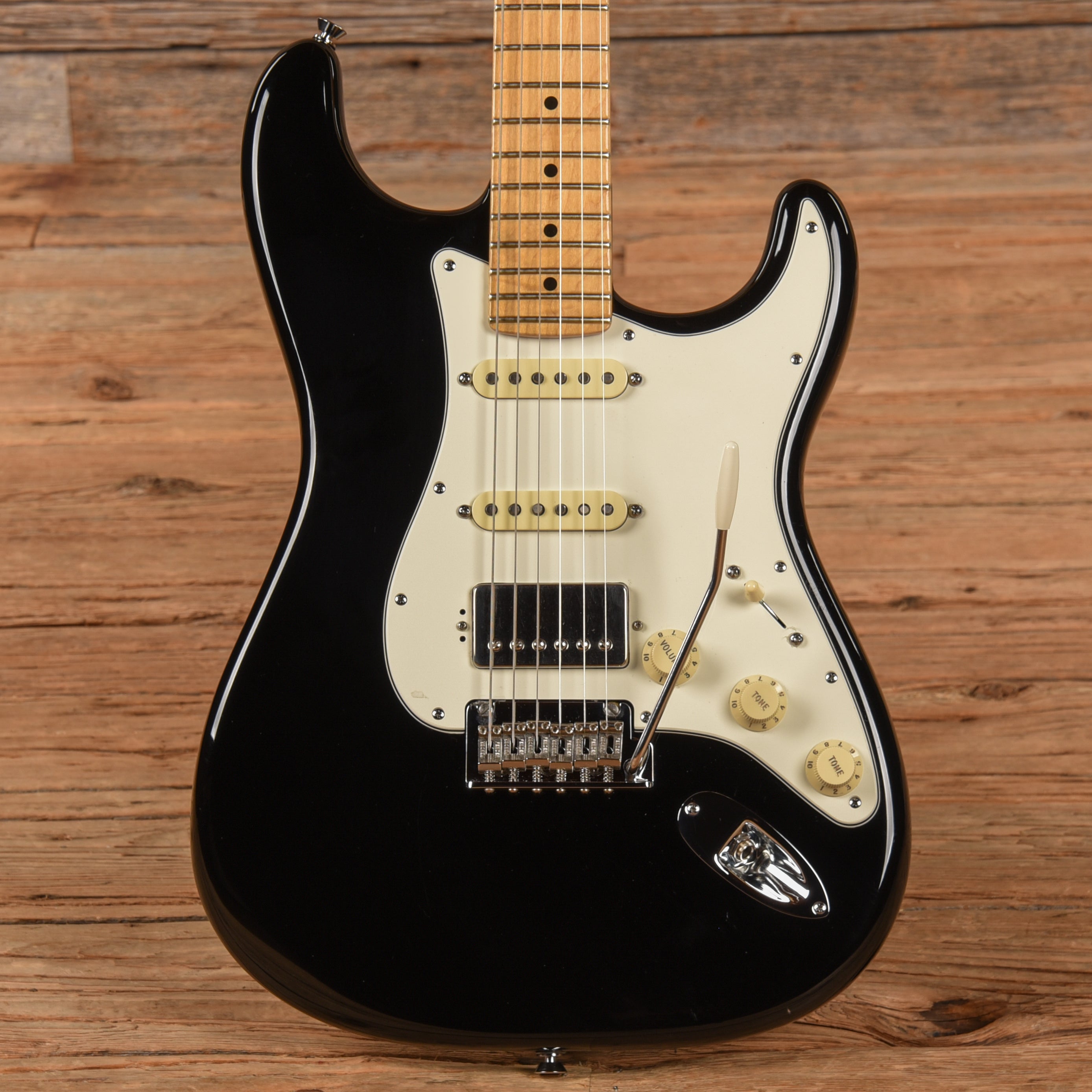 Fender American Standard Stratocaster HSS Black 2014 Chicago Music