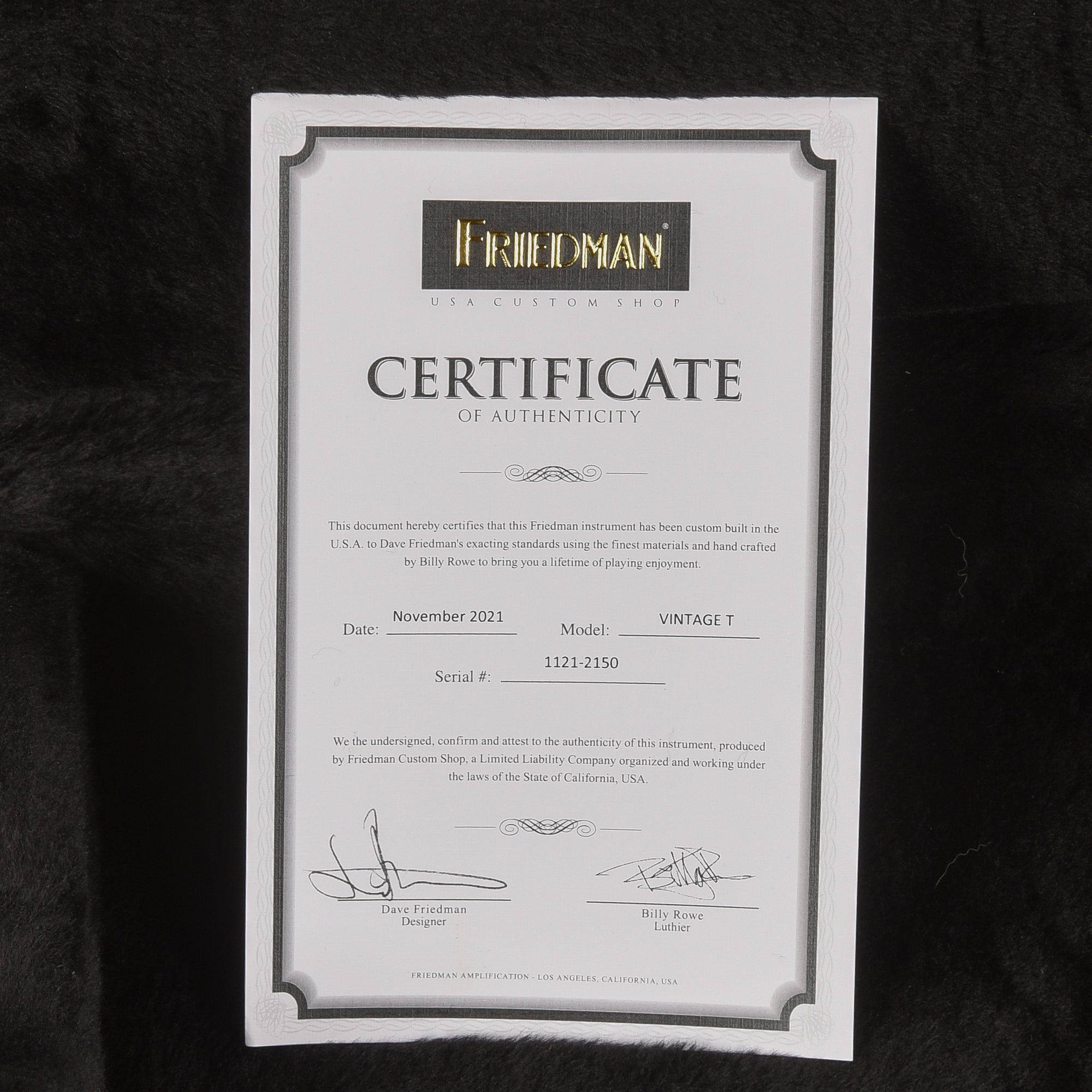 Friedman Vintage T Yellow 2021