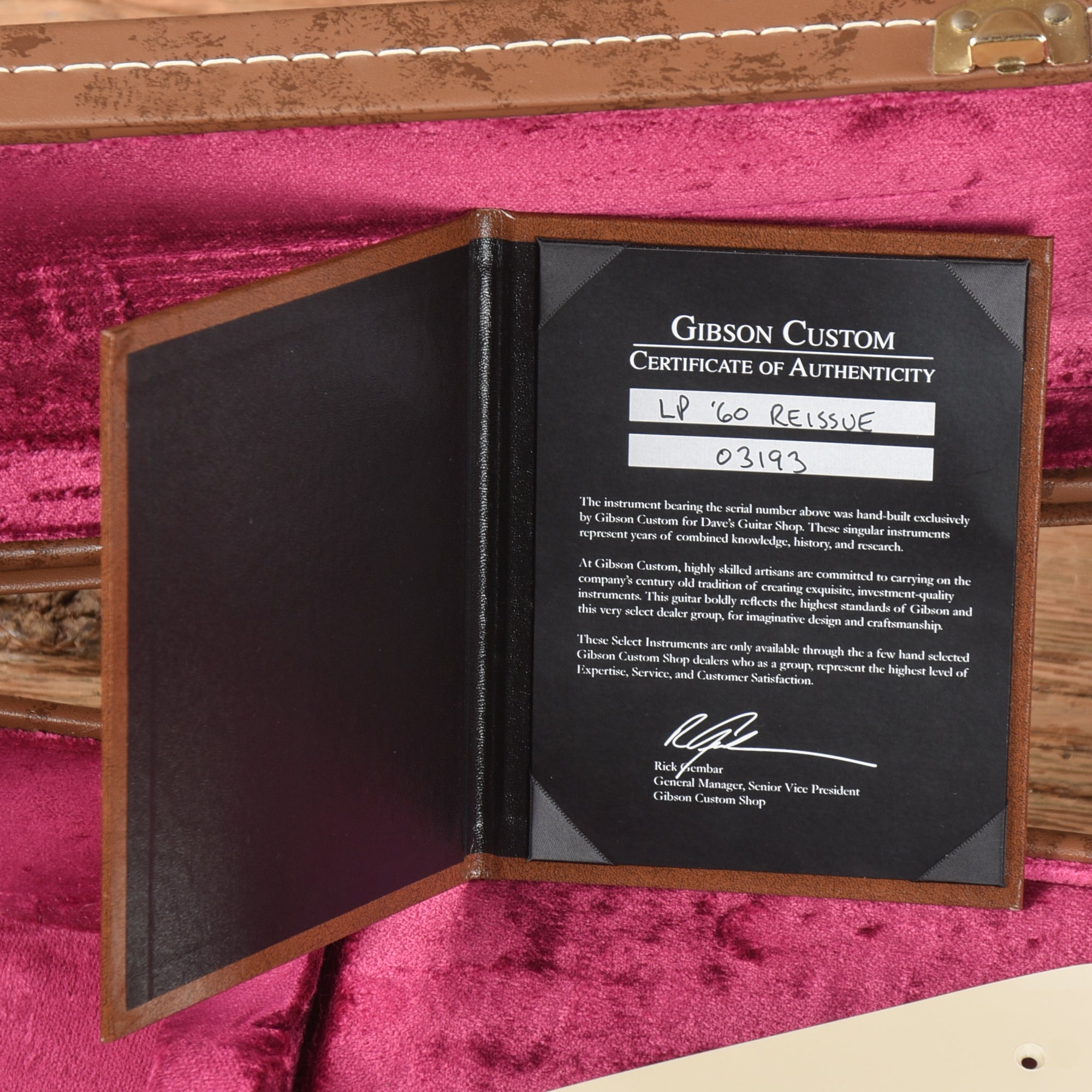 Gibson 1960 Les Paul Standard Reissue Dave's Guitar Shop Lemon Burst 2023