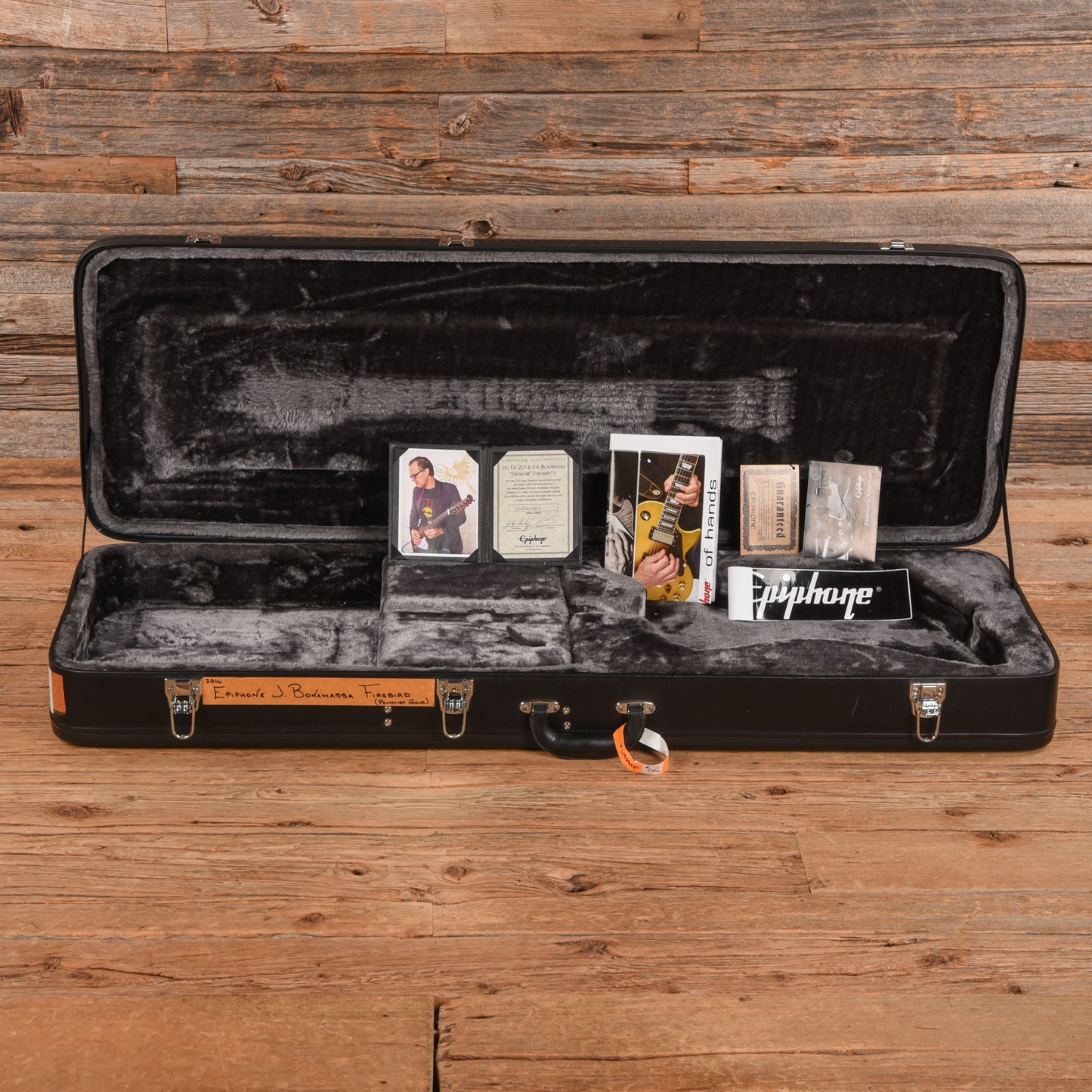 Epiphone Joe Bonamassa Signature "Treasure" Firebird I Polymist Gold 2016