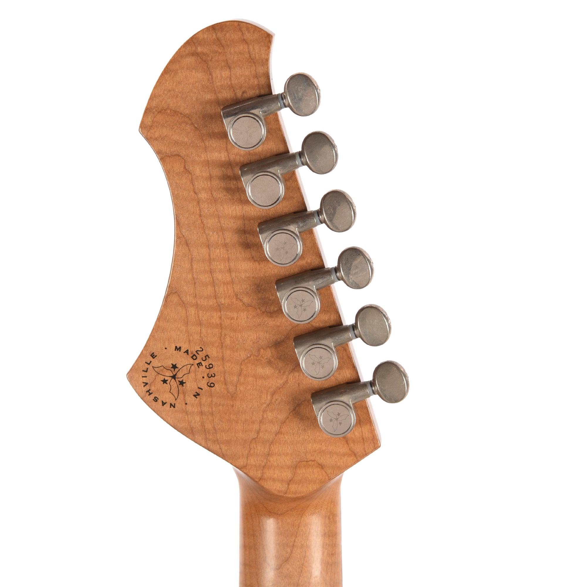 Novo Serus J Custom Lake Placid Blue Sparkle Extra Light Distress w/Lollar Gold Foils