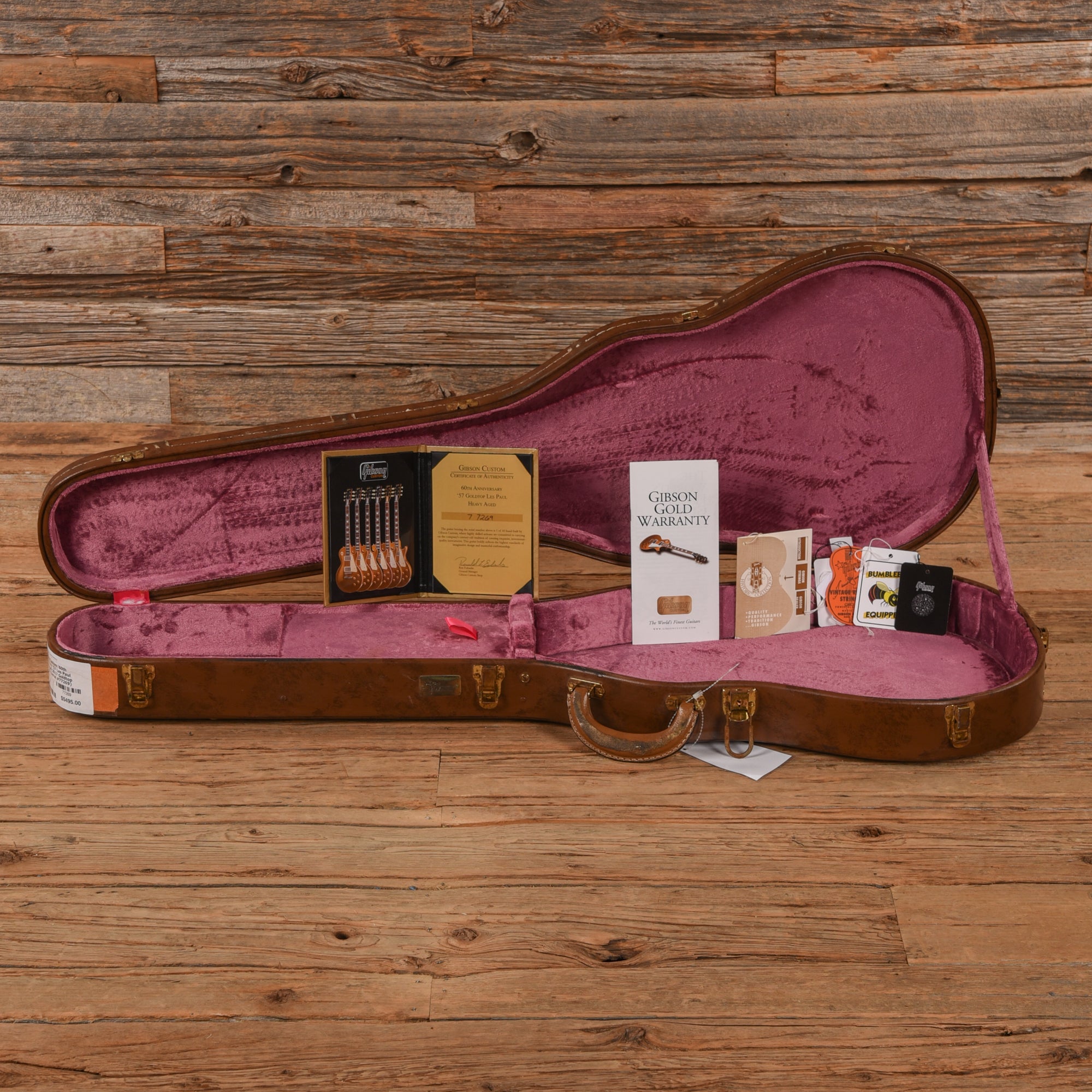 Gibson Custom '60th Anniversary '57 Les Paul Heavy Aged Goldtop 2017