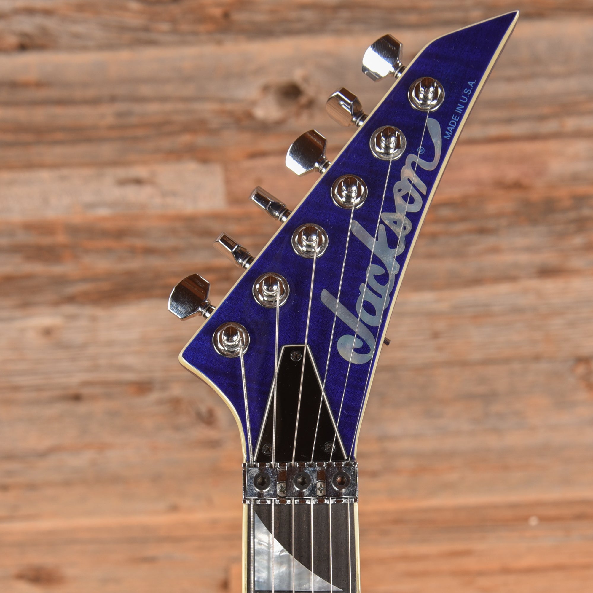 Jackson USA Select Soloist SL2H Transparent Blue