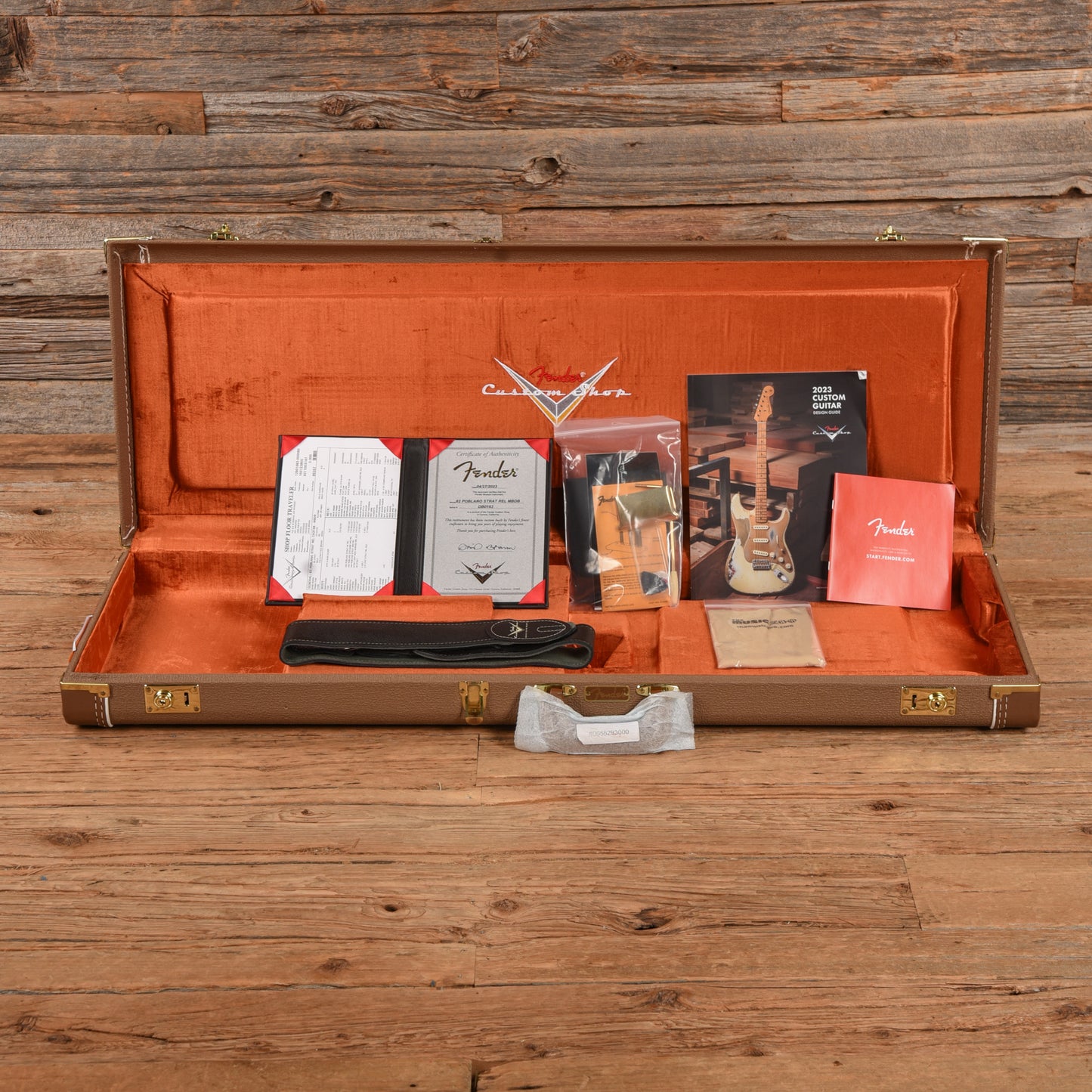 Fender Custom Shop David Brown Masterbuilt '62 Poblano Stratocaster Relic Sunburst 2023