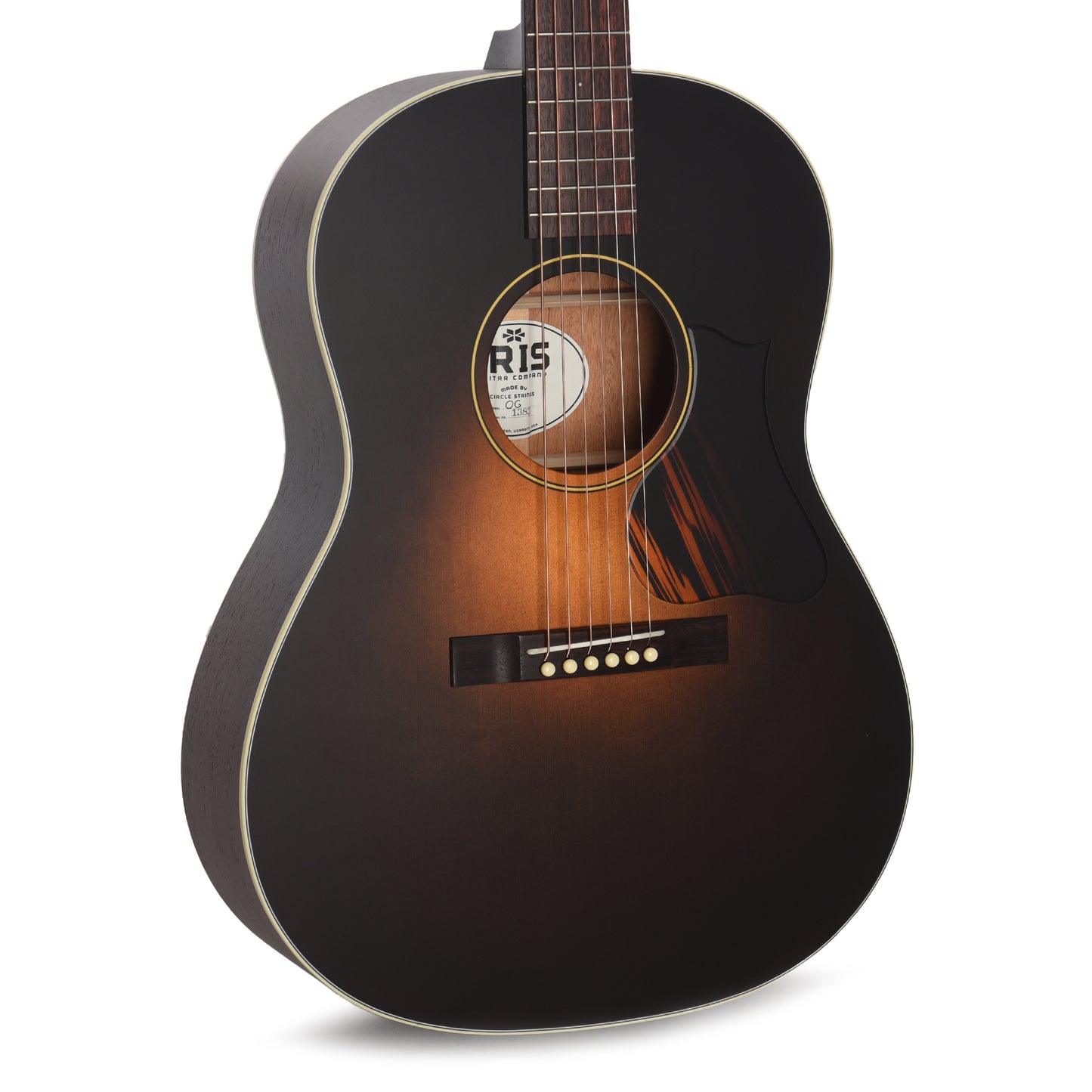 Iris OG Sitka/Mahogany Dark Burst w/Firestripe Pickguard