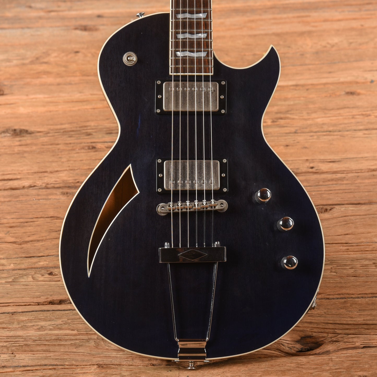 ESP Eclipse Hollow Body Blue