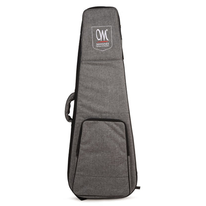 Mayones Duvell Elite 4Ever 6 AAA Curly Poplar Natural Fade Black Burst