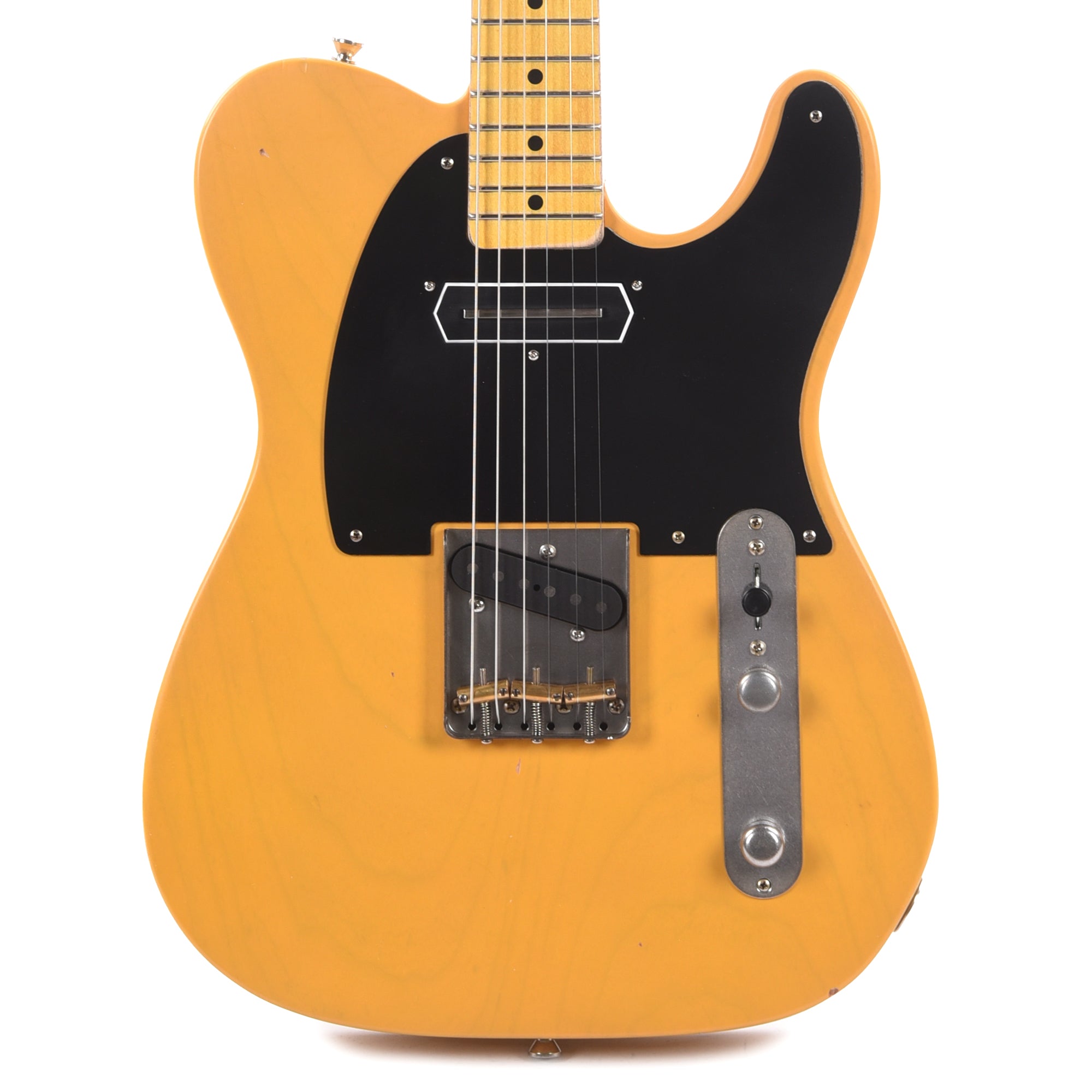 Nash T-52 Butterscotch Blonde Light Relic w/1-Ply Black Pickguard & Lollar Charlie Christian