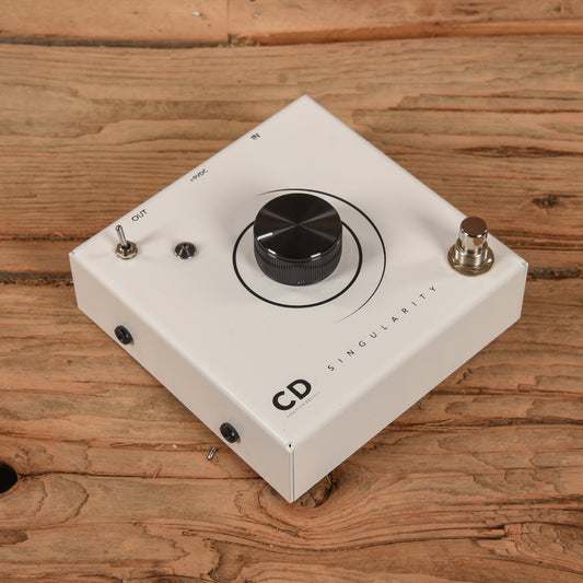Collision Devices Singularity One Knob Fuzz Pedal White