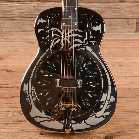 National Style O Single Cone Brass Bright Nickel 14-Fret