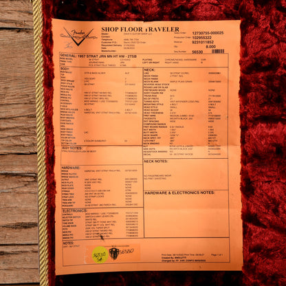 Fender Custom Shop 1957 Stratocaster Hardtail Journeyman Relic 2-Color Sunburst 2023