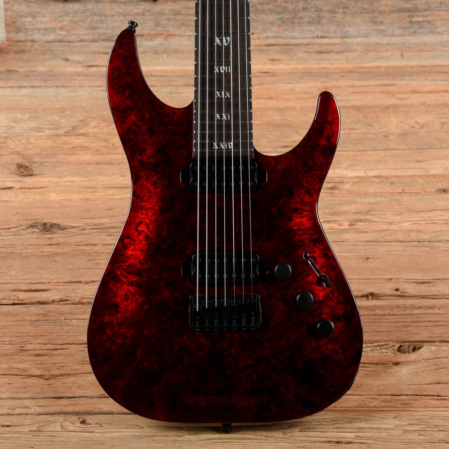 Schecter C-7 Apocalypse Red Reign 2021