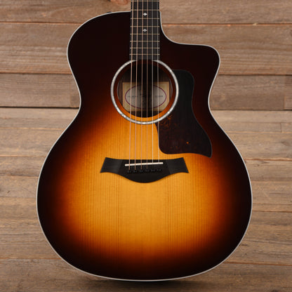 Taylor 214ce-SB Deluxe Grand Auditorium Sitka/Rosewood Tobacco Sunburst ES2