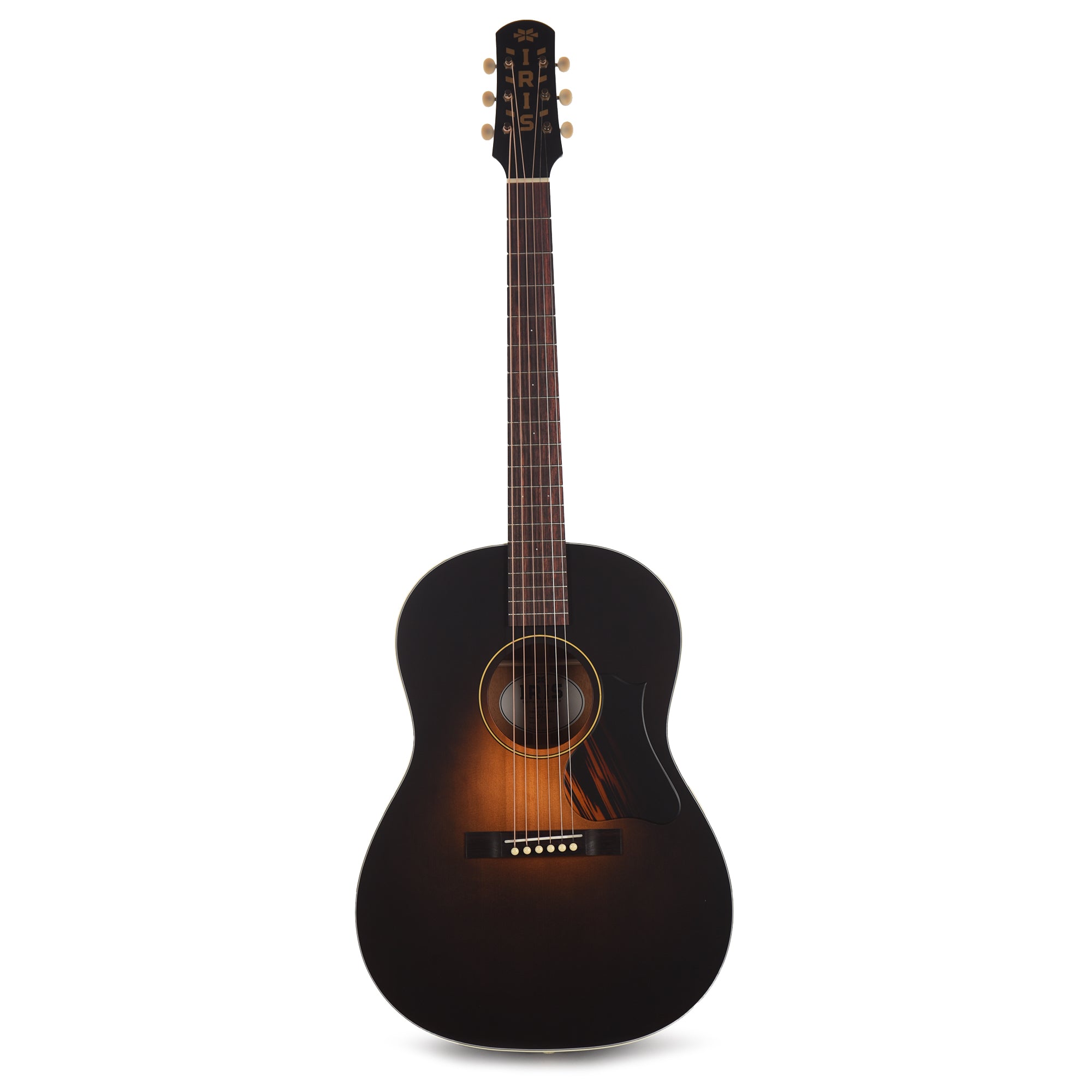 Iris OG Sitka/Mahogany Dark Burst w/Firestripe Pickguard