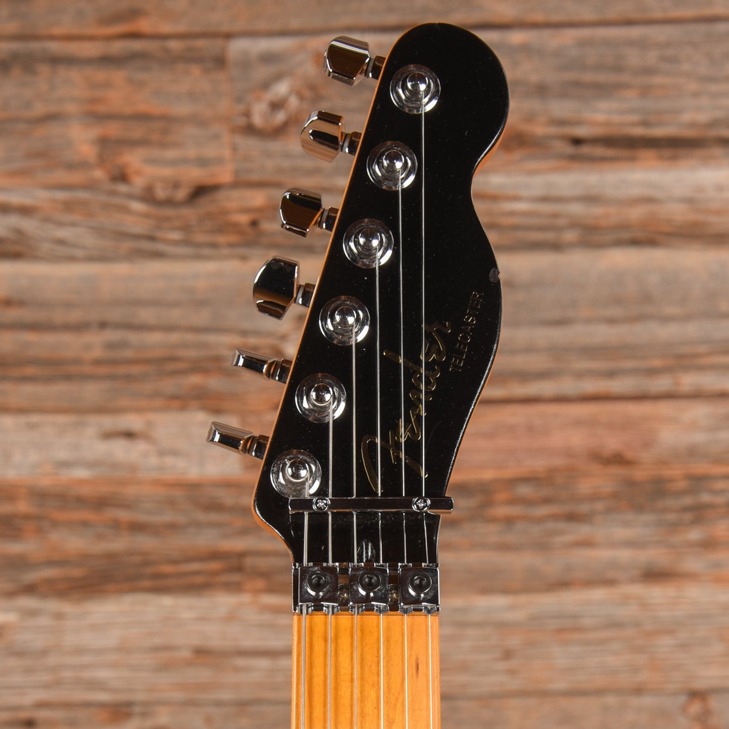 Fender American Ultra Luxe Telecaster Floyd Rose HH Mystic Black 2023