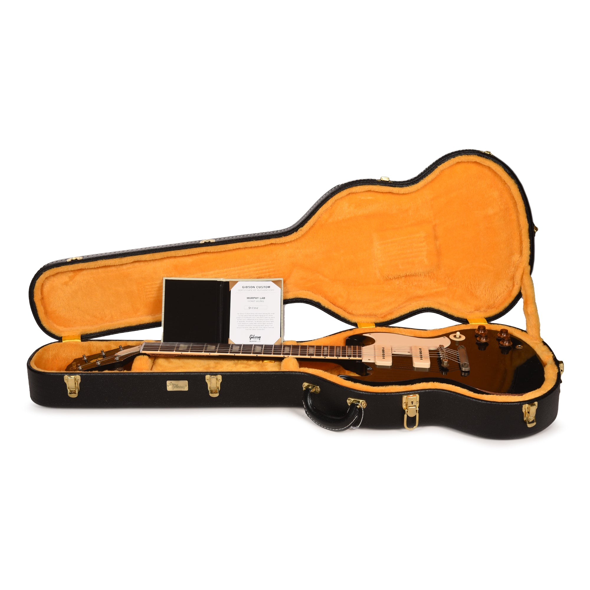 Gibson Custom Shop 1961 Les Paul SG Standard Antique Double Ebony Lab Heavy Aged w/P90s