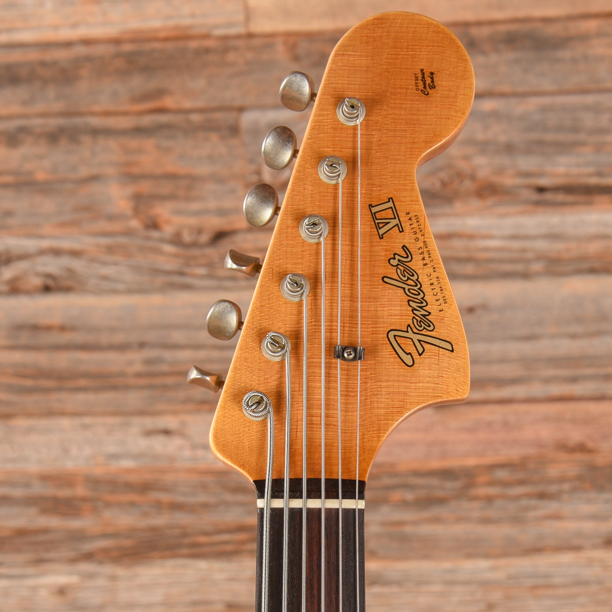 Fender Custom Shop Bass VI Aged Sherwood Green Metaliic 2023