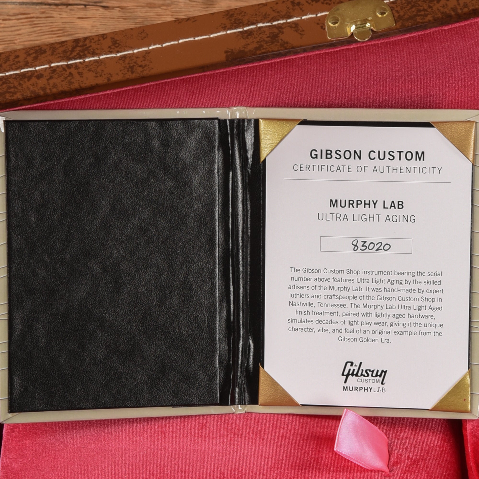 Gibson Custom Murphy Lab '58 Les Paul Standard Reissue Ultra Light Aged  2023