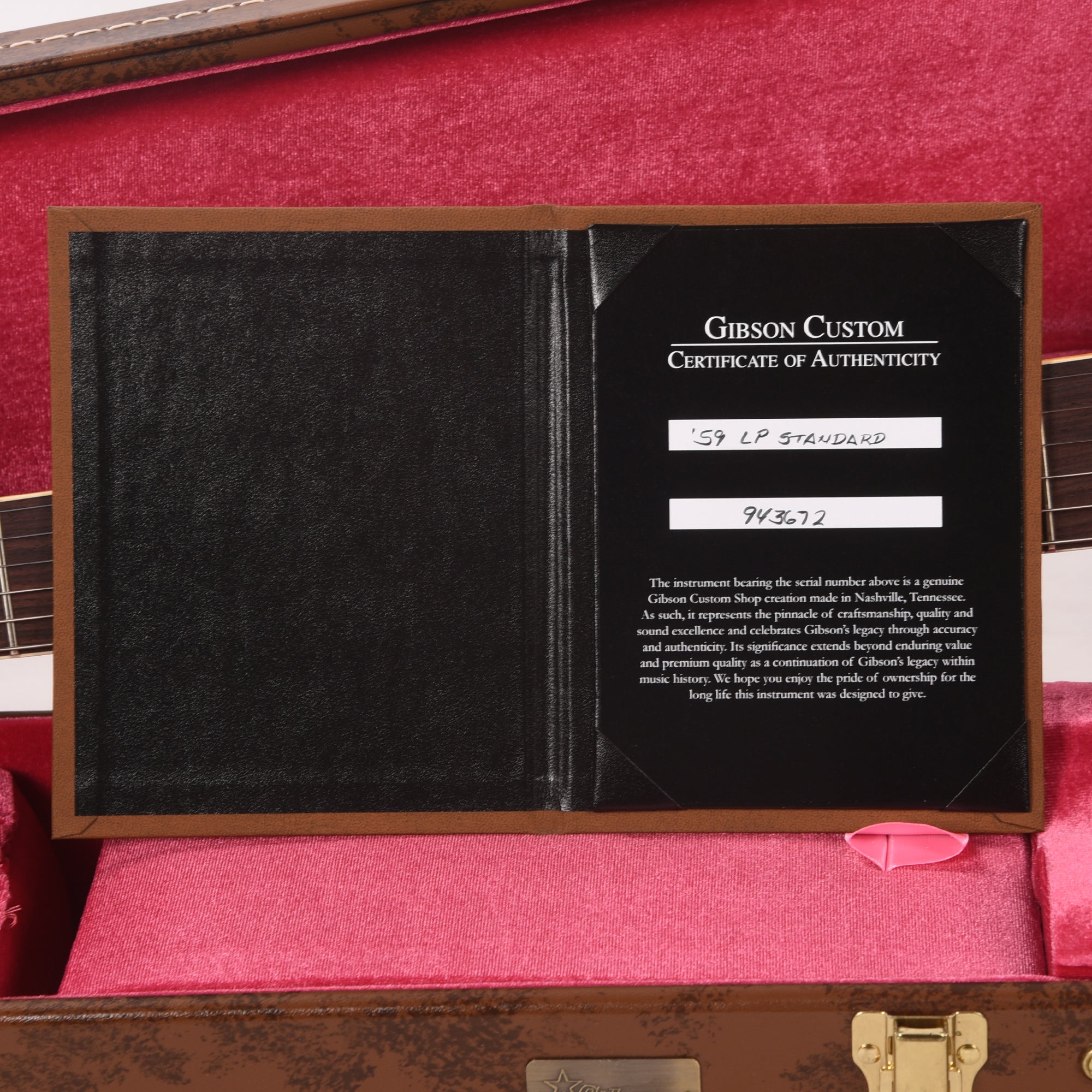 Gibson Custom Shop 1959 Les Paul Standard 