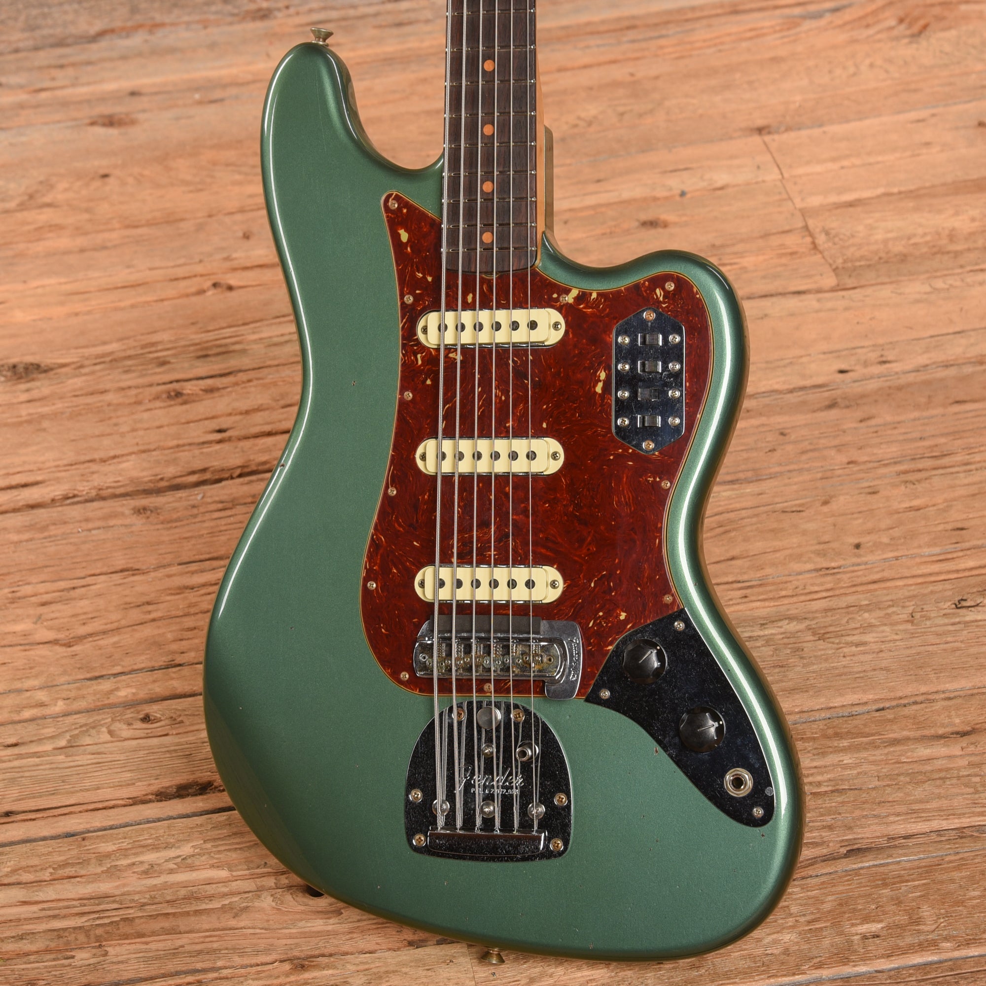 Fender Custom Shop Bass VI Aged Sherwood Green Metaliic 2023