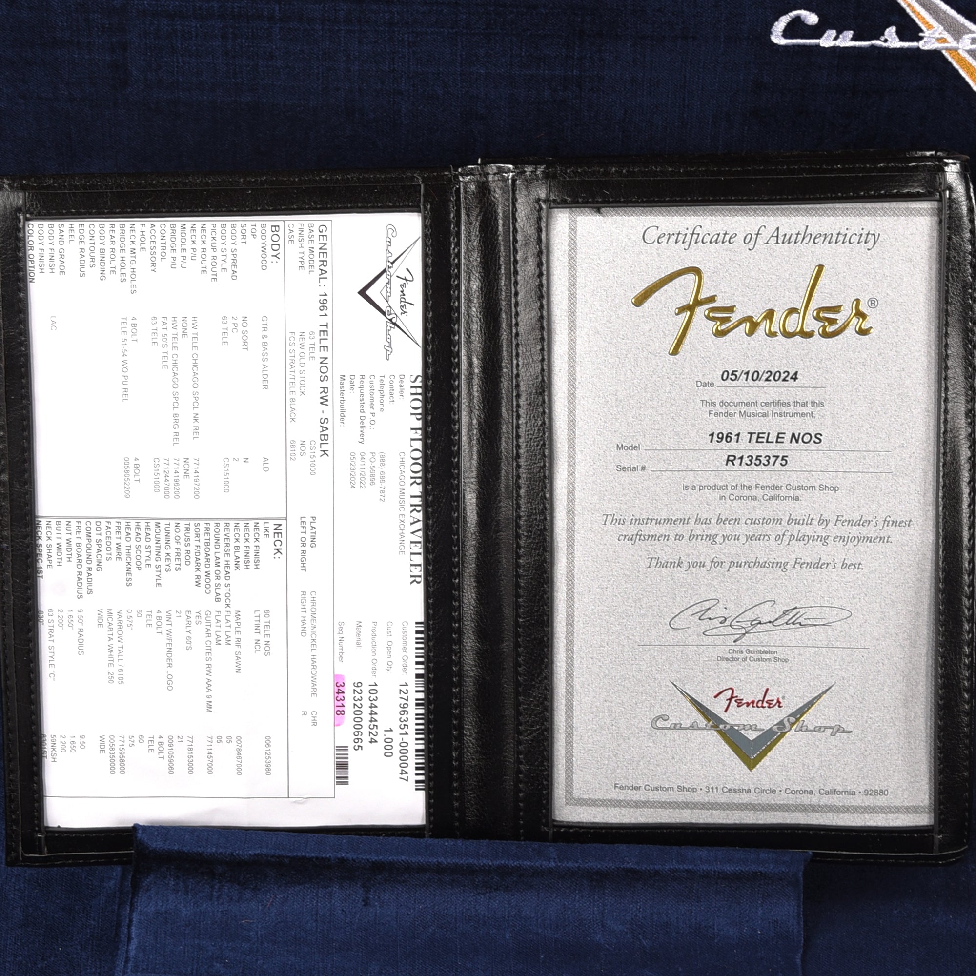 Fender Custom Shop 1961 Telecaster 