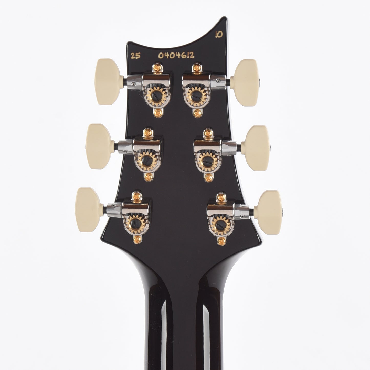 PRS Custom 24 10 Top Black Gold Wraparound Burst