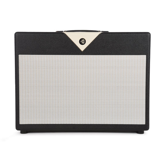 Divided by 13 2x12 Open Back Cab w/G12M Black Bronco Tolex, Cream V
