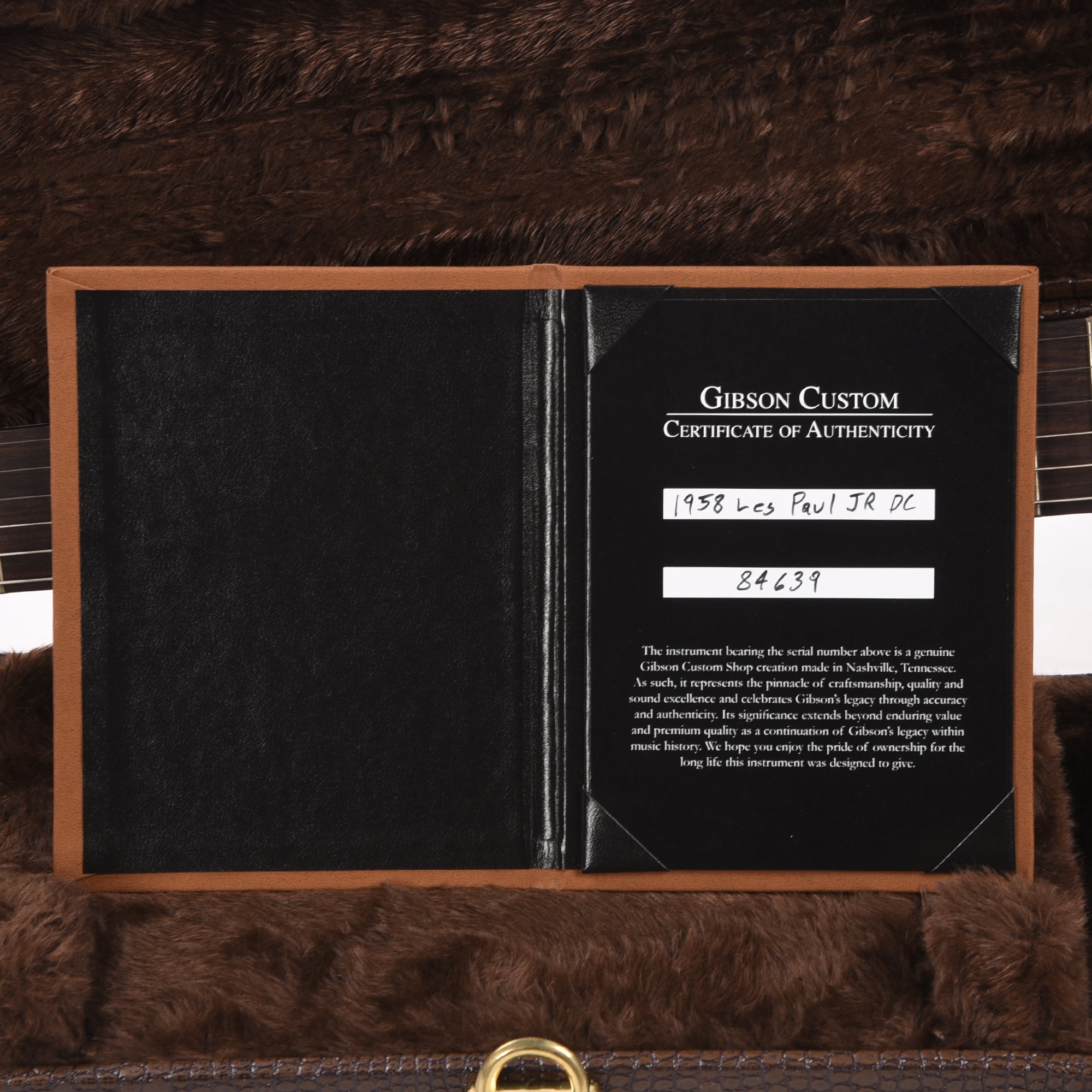 Gibson Custom Shop 1958 Les Paul Junior Double Cut Reissue Cherry Red VOS