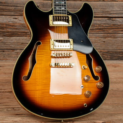 Ibanez JSM10-VYS John Scofield Signature Hollowbody Vintage Yellow Sunburst 2023