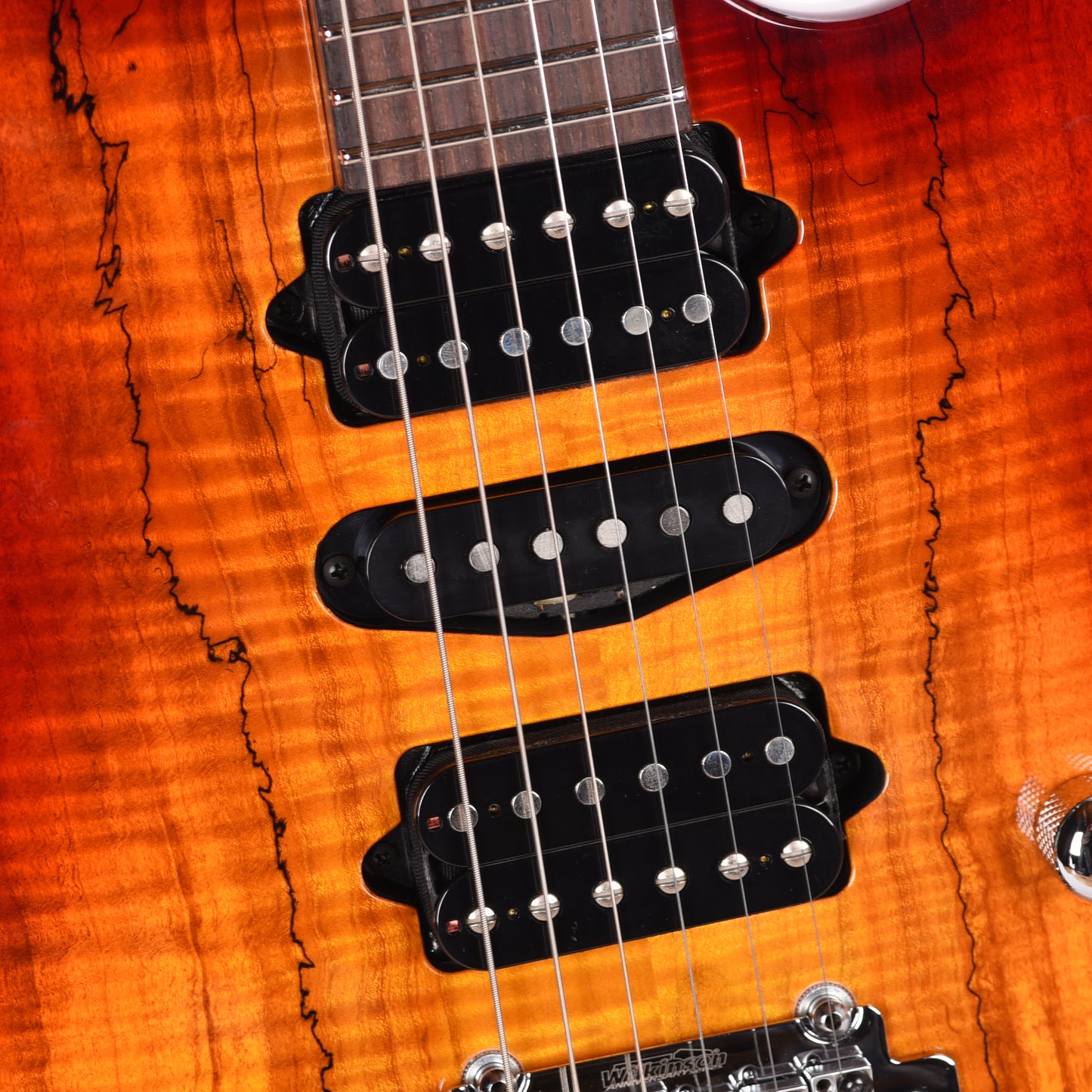 Suhr Custom Modern Aged Cherry Burst w/CME-Selected Spalt Maple Top