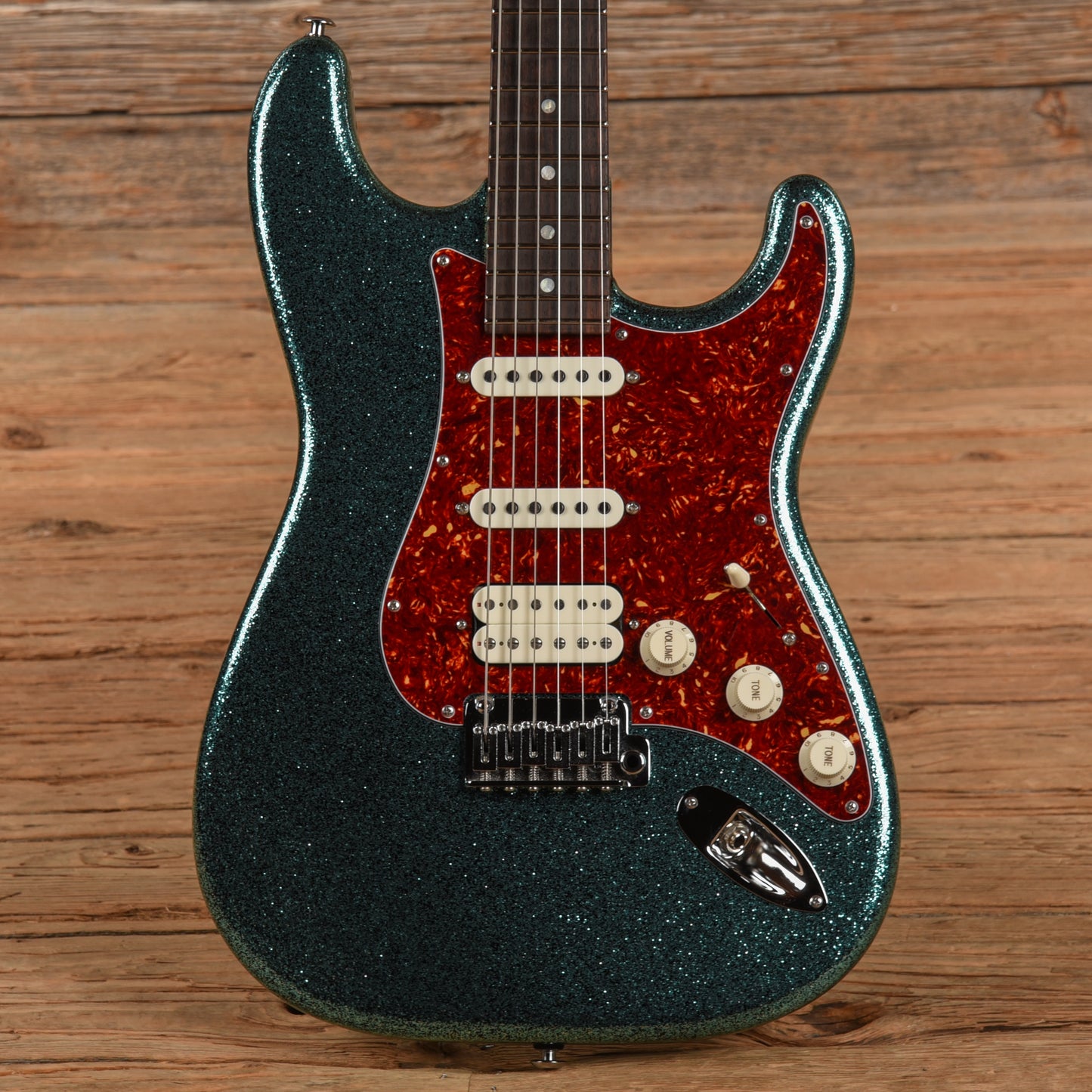 Suhr Custom Shop Classic S Teal Sparkle