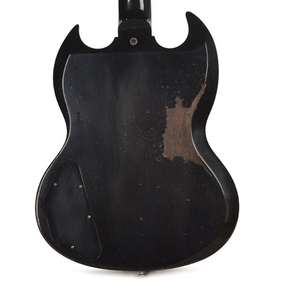 Gibson Custom Shop 1961 Les Paul SG Standard "CME Spec" Antique Ebony Murphy Lab Heavy Aged w/Long Maestro Vibrola