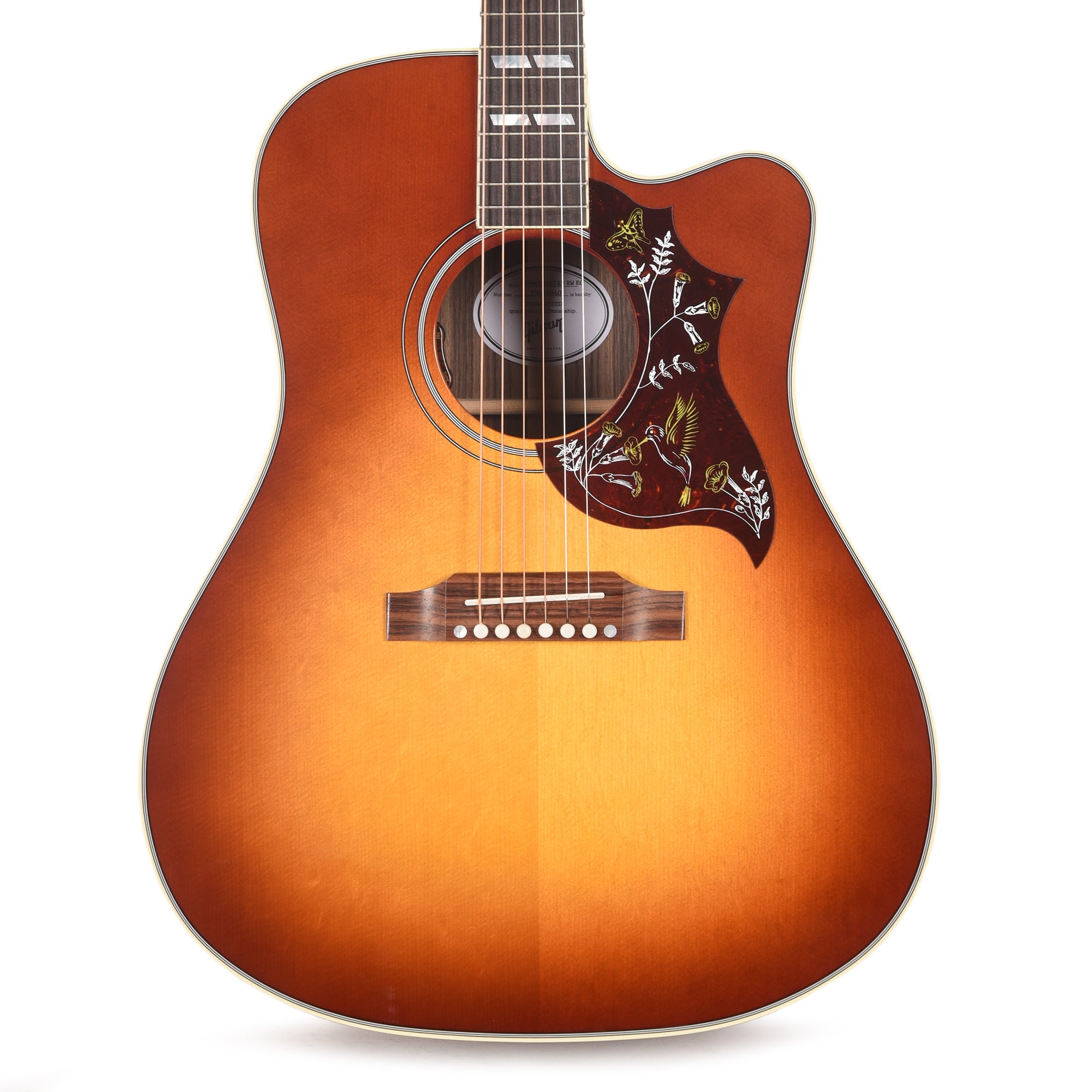 Gibson Modern Hummingbird Standard Rosewood EC Rosewood Burst