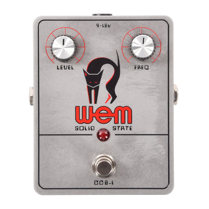 WEM CCB-1 Custom Handwired Boost Effects Pedal Silver