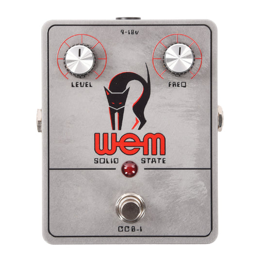 WEM CCB-1 Custom Handwired Boost Effects Pedal Silver