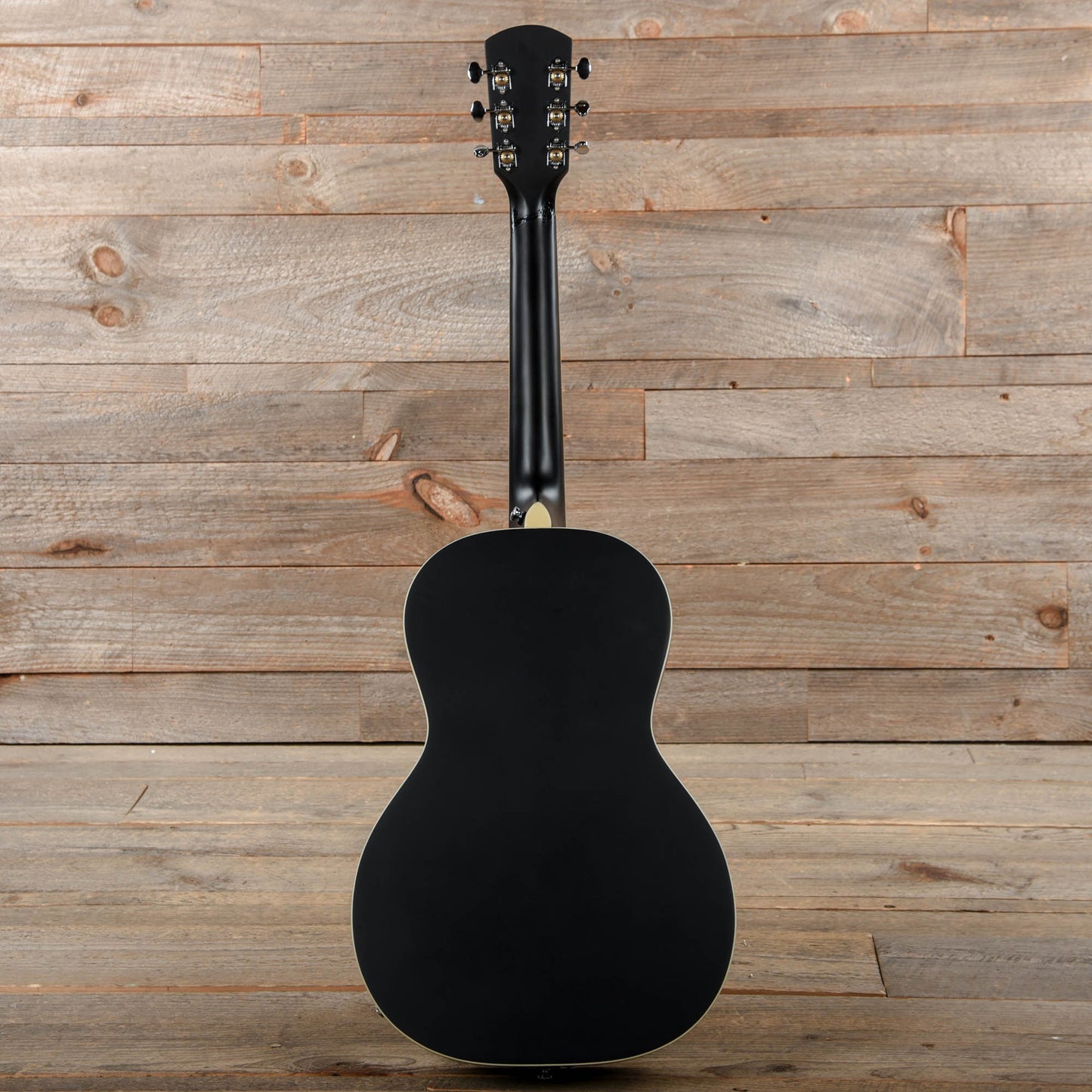 Orangewood Juniper Black Live Rubber Bridge Parlor Acoustic Guitar