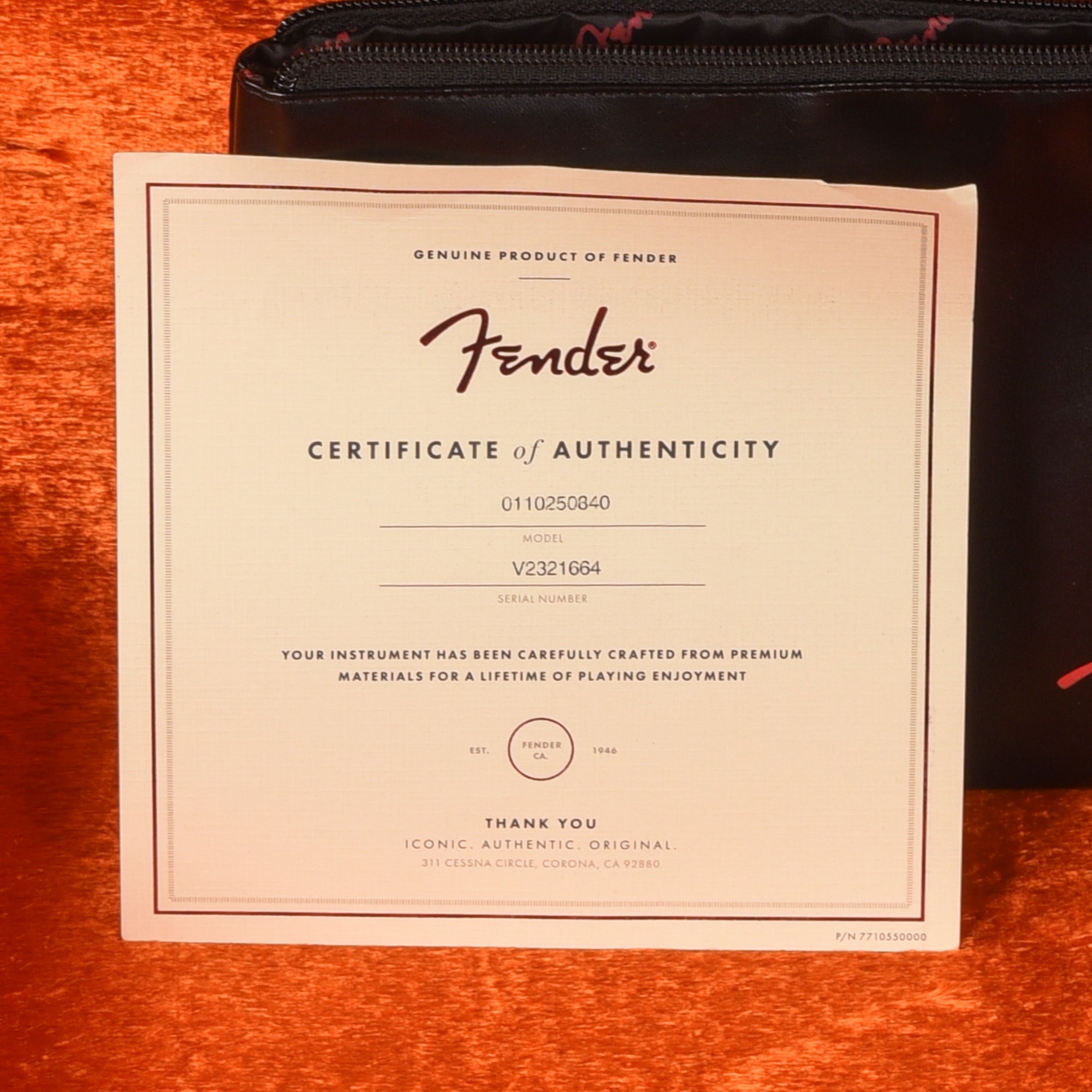 Fender American Vintage II 1961 Stratocaster Fiesta Red