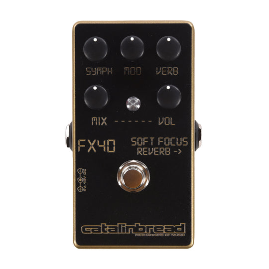 Catalinbread Special Edition FX40 Soft Focus Gold Shoegaze Reverb Pedal