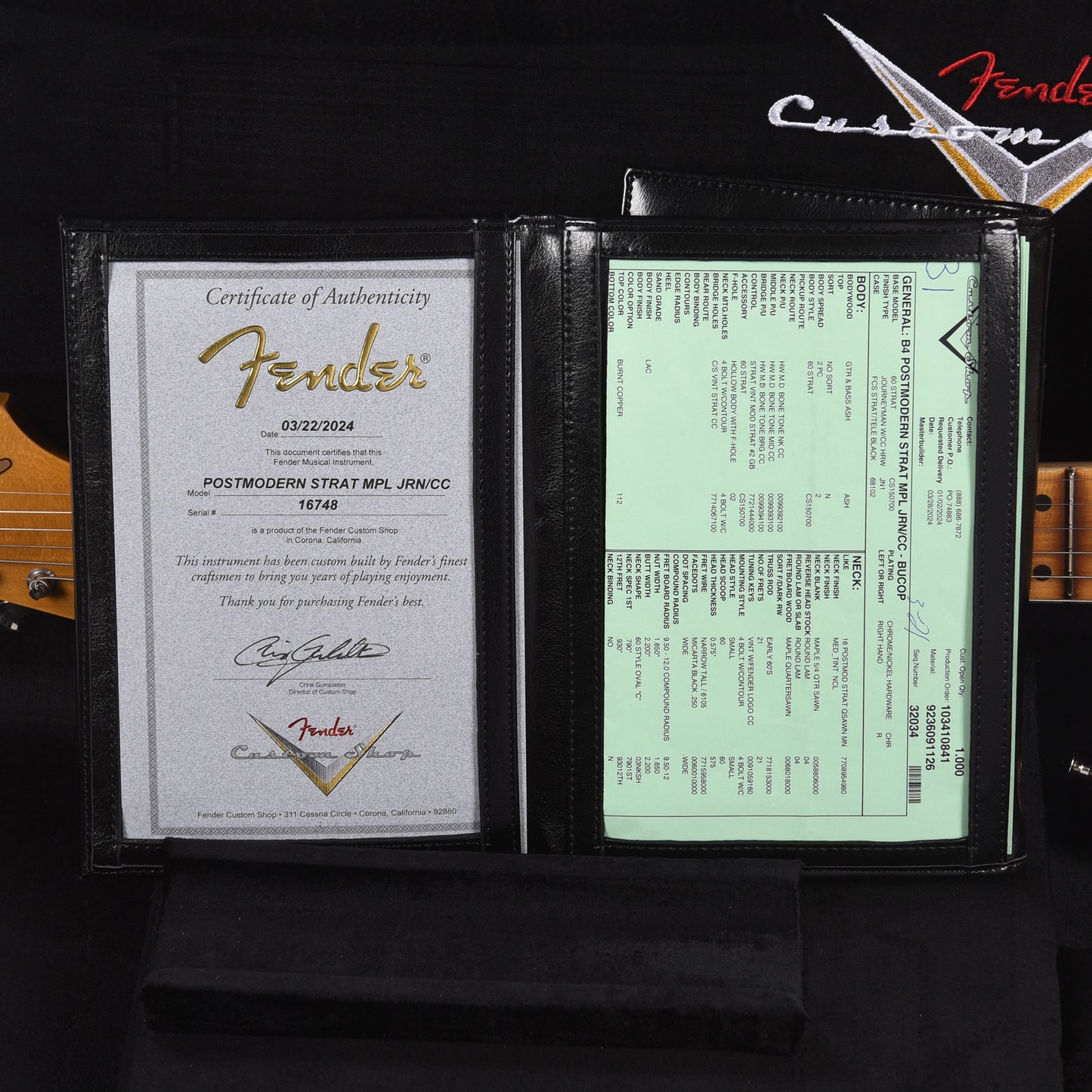 Fender Custom Shop Postmodern Stratocaster Journeyman Relic with Closet Classic Hardware Burnt Copper