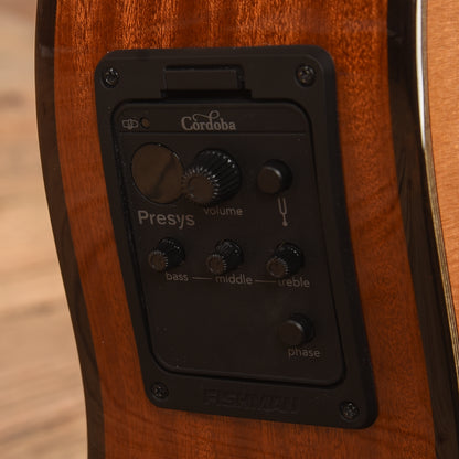 Cordoba Fusion 12 Natural Cedar Classical with Electronics Natural