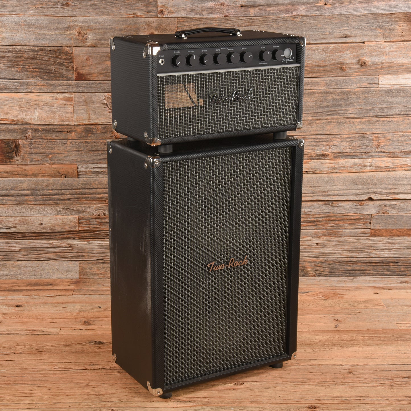 Two Rock Crystal 6L6 50-Watt Guitar Amp Head with Matching 2x12 Cabinet  2014