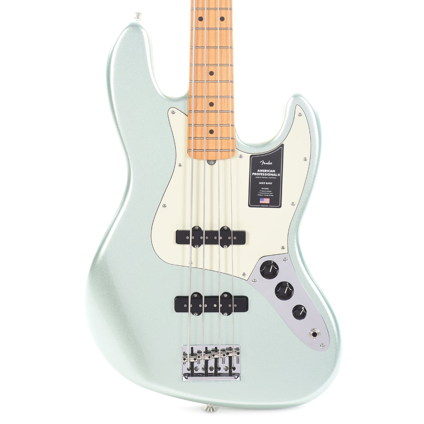 Fender American Professional II Jazz Bass Mystic Surf Green