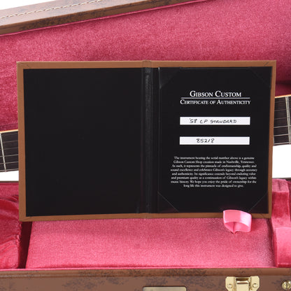 Gibson Custom Shop 1958 Les Paul Standard "CME Spec" Slow Iced Tea Fade VOS w/59 Carmelita Neck