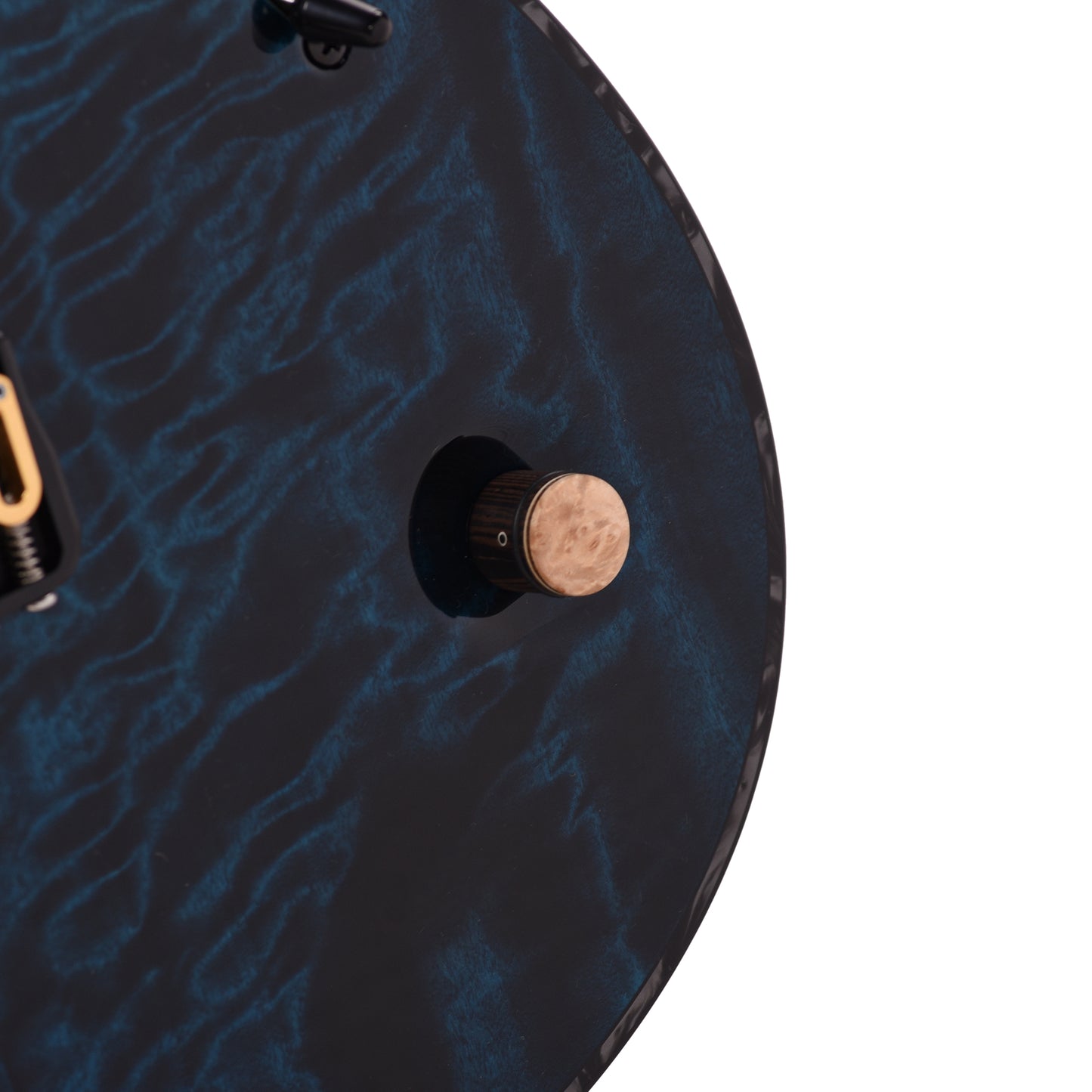 Mayones Regius 6 Curly Poplar 4A/Swamp Ash Trans Turquoise