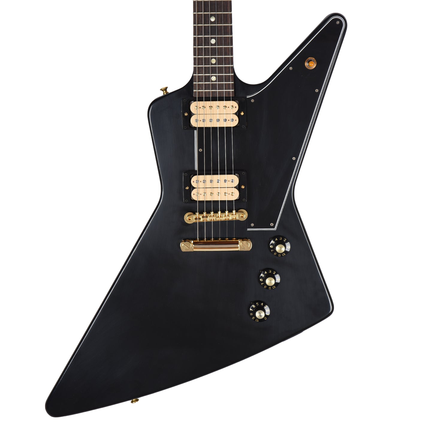 Gibson Custom Shop 1958 Korina Explorer Ebony VOS w/Black Pickguard