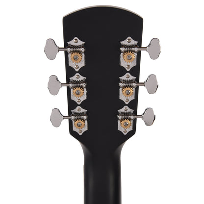 Orangewood Juniper II Baritone Black Live Rubber Bridge Acoustic-Electric Guitar