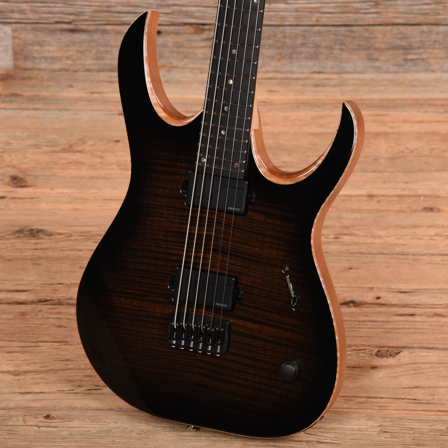 Mayones Duvell Elite 6 Baritone Transparent Dirty Brown Burst 2021