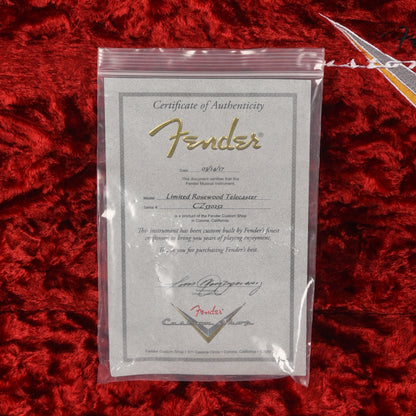 Fender Custom Shop Limited Rosewood Telecaster Brown 2017