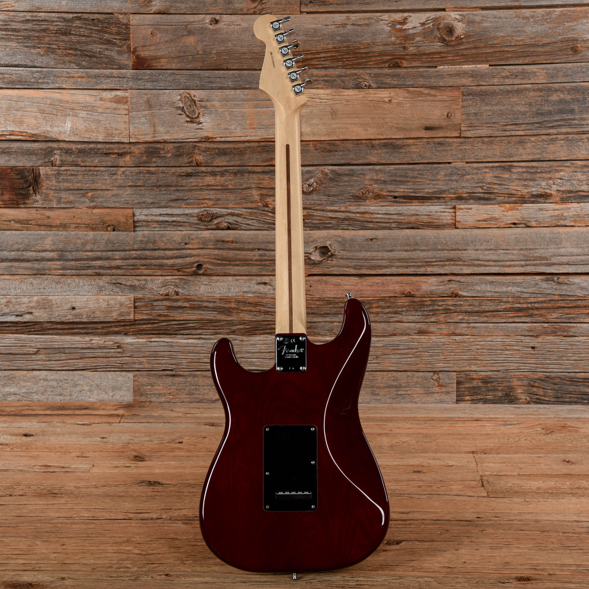 Fender American Professional Stratocaster Neck with Unknown Fender Body Crimson Red Transparent